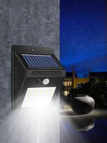 1 pièce Extérieur 20/30/40 LED Éclairage mural solaire, 3000 lumens Illumination Lumineuse, Éclairage de jardin extérieur pour Allée, Cour, Patio