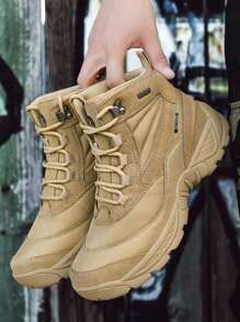Bottes de randonnée pour hommes grande taille, bottes de plein air, bottes tactiques, chaussures de sport à semelle épaisse, bottes de vache, résistantes au froid