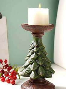 1 件装饰灯烛台装饰展示蜡烛装饰圣诞派对用品圣诞派对烛台烛光晚餐装饰烛台装饰派对装饰桌面装饰