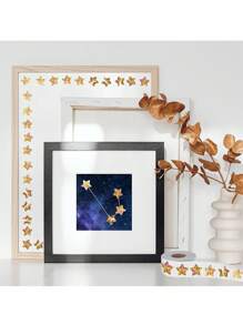 500 张/卷激光银色和金色星形贴纸，适用于学生和教师奖励表，金属箔闪光，防水和可移除不干胶标签，学校用品，返校 - 彩色 - 查看 6