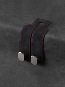 2-In-1 Velvet Car Headrest Hook, Dual Hook Car Wallet Clip, Universal Headrest Hanger Accessories For Car Interior Storage