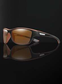 1 Cặp kính thể thao Unisex Kính đạp xe có gọng che phủ khi chạy bộ ngoài trời, đi bộ đường dài, mua sắm, tự sướng, tiệc tùng, du lịch, bãi biển, nghỉ dưỡng. - nhiều màu - Xem 5