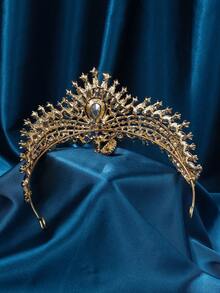 Women's Crystal Crown, Crystal Bubble Headpiece Bridal Royal Queen Headband Princess Tiara, Suitable For Bride Wedding, Ball, Birthday Party - Multicolor - View 11