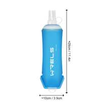WRELS 1pc Lightweight Foldable Sports Water Bottle With Hanging Ring, Outdoor Cycling Running Hiking Fitness Sports Bottle