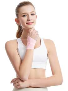 1pc Sports Wristband, Lightweight Adjustable Wrap-Around Wrist Support For Fitness, Badminton, Basketball - Multicolor - View 12
