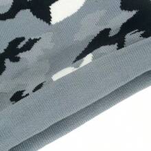 1pc Women's Streetwear Camouflage Color Knitted Beanie Hat, Casual Style - Army Green - View 11