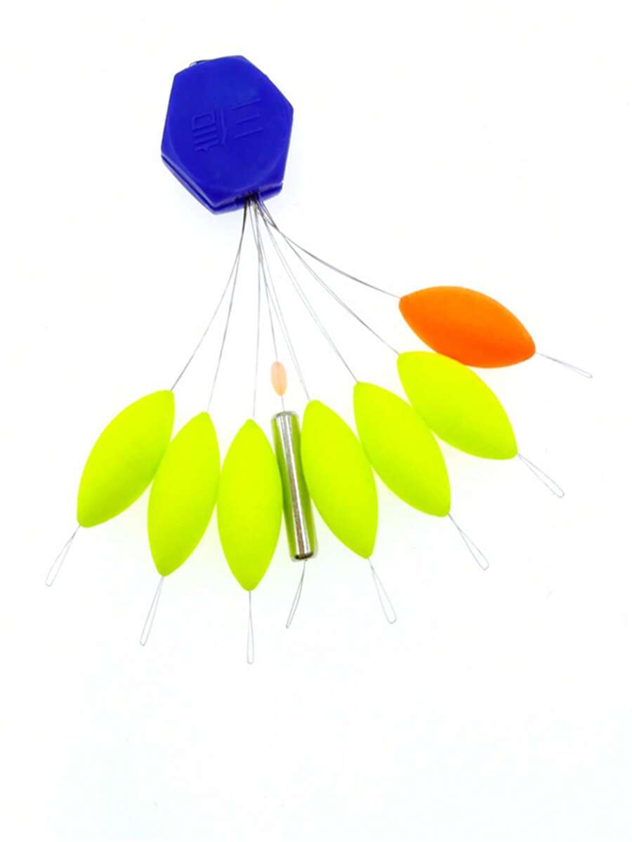 2 Sets Of 7-Star Sensitive Fishing Floats, Traditional Grass Hole Small Crucian Carp Full Set Fishing Float Accessories