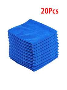 10/20/50 Pcs Soft Microfiber Car Cleaning Cloths, Exterior Automotive Detailing Rags, Car, Home, Kitchen And Bathroom Cleaning Cloths, Car Cleaning Supplies