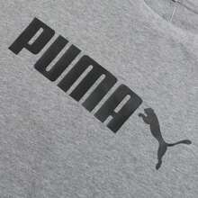 Puma ESS No. 2 标志 T 恤，男士短袖跑步骑行训练上衣，健身休闲篮球运动服 691338-03 - 灰色 - 查看 5