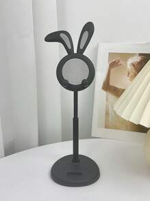1pc 2025 New Cartoon Rabbit With Floppy Ears Phone Stand, Desktop Phone Holder, Multi-Function Stand, Adjustable Height Slouchy Support Stand, Live Streaming Slouchy Stand - Multicolor - View 13