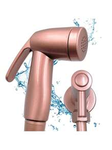 Crie e Construa Ducha Higiênica Rose Gold Luxo com Registro 1/4 de Volta