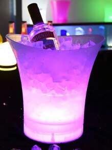 Hielera y Bocina Bluetooth Luz LED Sonido Hi-Fi 7 litros - Blanco - Ver 9