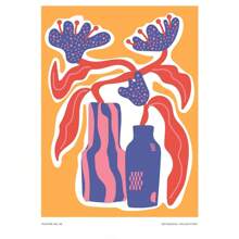 1 件现代波西米亚极简主义植物花卉艺术抽象海报印刷品墙壁艺术图片客厅家居装饰无框架 - 彩色 - 查看 64