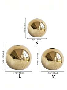 1PC Porcelain Vase With Geometric Stripe Gold And Silver Plating,Room Decor,Home Decor,Kitchen Decor,Wedding Decor,Table Decoration,Centerpieces,Office Decor,Garden Decor,Outdoor Decor Gifts Birthday Graduation Flower Vase Glass Vase