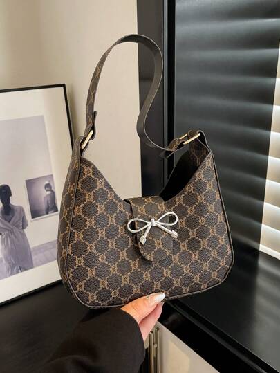 2025 Spring New Fashion Casual Versatile Shoulder Crossbody Bag, Chic Lightweight Luxury Niche Design Underarm Bag For Women