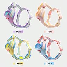 反光舒适背心式狗狗胸背带，前后各有两个牵引绳连接点，可调节加厚宠物背心，适合小型至大型犬。 - 彩色 - 查看 1