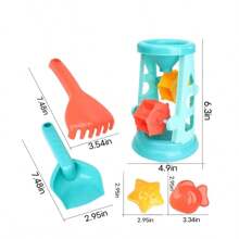 Cubetas de juguetes para la playa para niños, bebés jugando con agua, herramientas de excavación de la arena, palas, cubos de playa para jugar con agua(Algunos accesorios son de colores al azar) - Multicolor - Ver 9