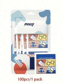 1片装镜头清洁湿巾、金属首饰清洁湿巾、防雾眼镜湿巾、手机屏幕和眼镜清洁布湿巾。 - 彩色 - 查看 8