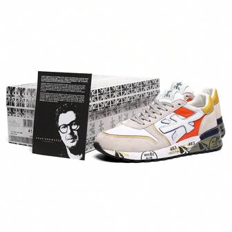  Premiata Men's Casual Sports Shoes Fashion Casual Shoes Outdoor Sneakers Shoes Running Shoes, Suitable For Gifts, Gifts, Students, School, Running