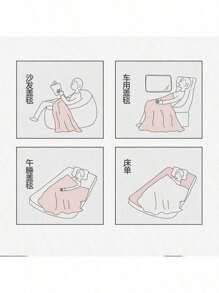 230*200cm 1200g king size 1 pieza Mantas calientitas de muselina borrega con puntada dormir Frazada con patrón geométrico suave y confortable de colores  decorativa viaja ,Manta  de forro caliente  peluche,Frazadas para cama calientes navidad  Multicolor Manta liso cálido para casa cobijas frazada fresca la ropa de cama deding cobertor king size  microfibra cobertores cobijas individual decoracion hogar gris oscuro laila  Ligero confort blanket Matrimonial colcha cubrecama super suave cobija micromink divertidas  mantas algodon mantas de tela ligera manta de viaje decorativa rosa verde morado King size ligera sala tejida personalizada blanca - Morado - Ver 6