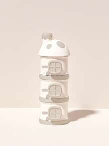 1pc Baby Mushroom Shaped PP Milk Powder & Snack Storage Container, Suitable For Outdoor Use - Multicolor - View 13