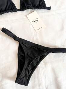 Women Bikini Sets - 黑色 - 查看 2
