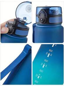 Ombre Sports Water Bottle, Portable Leak-Proof Flip Cap Drink Cup, Suitable For Workout, Fitness, Travel