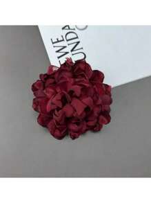 1pc10cm Light Luxury Gothic Bold Shoulder Large Floral Brooch 3D One-Piece Suit Dress For Women's Gala Dinner" Dress Accessories Pin For Clothes Bag Charm
