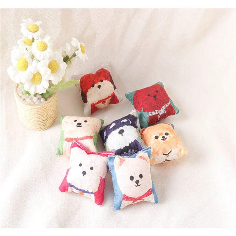 7pcs/4pcs/3pcs/2pcs/1pc Mini Cushions, Furniture Models, Miniature Cushions, Miniature Pet Dog Cushions, 1:12 Dollhouse DIY Decor Accessories, Living Room & Bedroom Decor, Sofa Cushions, Miniature Scene Decor, Miniature Scene Photography Props - Multicolor - View 1
