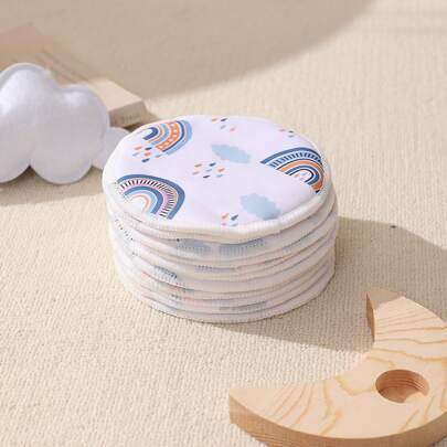 Organic Nursing Pads - Washable Breast Pads For Breastfeeding, Nursing Bra Nipple Pads For Breastfeeding, Pumping Bra Reusable Breast Pads, Maternity Breastfeeding Bra Pads