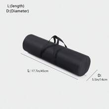 1pc Outdoor Gear Storage Bag, Waterproof Folding Table & Chair, Sleeping Bag, Tent, Picnic Mat, Awning, Zipper Pack - Black - View 2