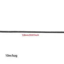 10m/Bag Black Wax Wire PU Leather Rope Rubber Rope Pendant Rope Necklace Rope Bracelet Rope Threading Bead Accessories - Cowhide Rope - View 14