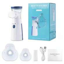 NEBULIZADOR PORTÁTIL. INHALADOR ULTRASÓNICO. - Blanco - Ver 1