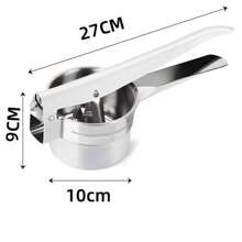 1pc/Set Stainless Steel Multi-Function Potato Masher And Manual Fruit Juice Extractor, Suitable For Home And Restaurant