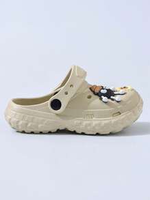 Süße Cartoon Jungen & Mädchen Sandalen, rutschfeste Innen- und Außentagestragen atmungsaktive Cartoon Clogs für Kinder, Sommer