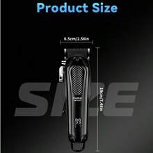 Kemei KM-PG1071 Professional Hair Clipper For Men,Cordless Barber Clippers For Hair Cutting,Rechargeable Barber Clipper&Trimmer With LCD Display,Blade Haed Multi-Gear Adjustmen,Hair Cutting Machine Tools,Electric Razor Beard Shavers Gift For Men