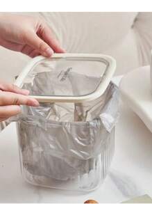 1pc Transparent Coffee Capsule Shaped Storage Box, Ideal For Organizing Fruit, Cosmetics And Desk Items In Kitchen, Bathroom And Other Places