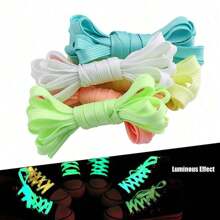 2 件/4 件升级版夜光反光鞋带 - 47.2 英寸高能见度夜间鞋带，适用于运动和休闲鞋，夜光运动鞋带，圣诞节