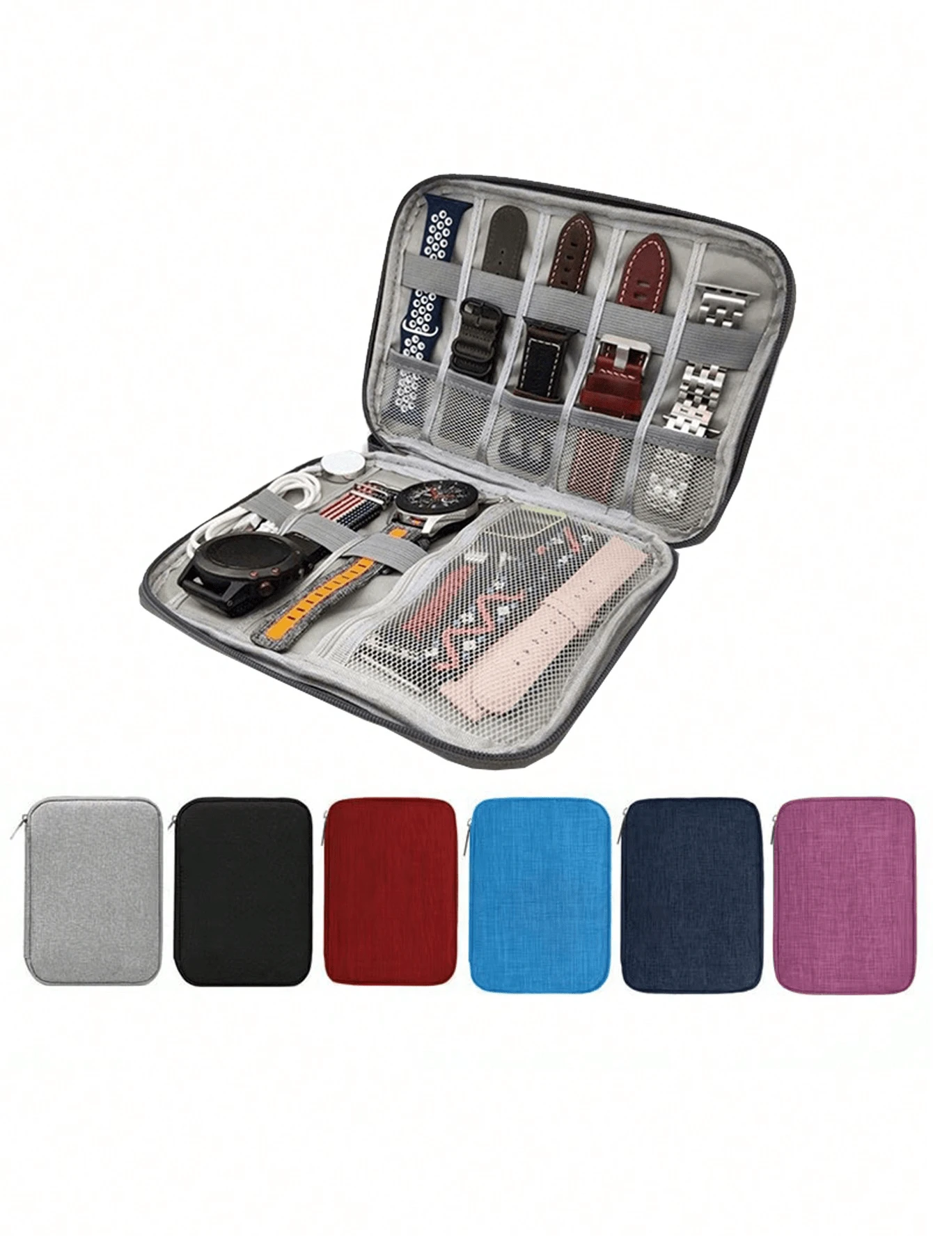 1pc Portable Strap Storage Bag/Portable Strap Storage Case, Holiday Gift/Birthday Gift/Easter Perfect Gift, Bohemian Style Shoes - 1pc - View 1