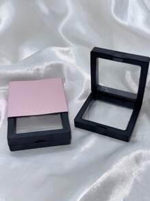 1 件时尚方晶锆石 S925 纯银玫瑰金环绕水钻和珍珠项链，适合女性日常佩戴和派对礼物 - 玫瑰金 - 查看 4