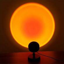 1入組PC投影燈現代日落設計家居燈