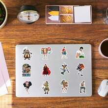 ONE PIECE 50PCS One Piece Anime Cartoon Stickers Cool Decal Decoration DIY Phone Suitcase Laptop Fridge Wall Graffiti Sticker Gift,School Supplies,Back To School