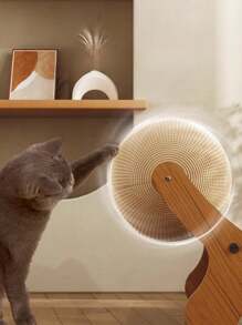 1 pieza Poste rascador para gatos 2 en 1, nido para gatos, bola vertical de sisal sin desprendimiento, marco para escalar gatos, juguetes para gatos, adecuado para proteger muebles, sofás y alfombras de interiores, regalo navideño