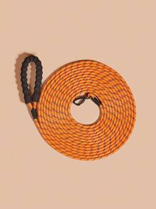 Extended Reflective Nylon Rope Dog Leash With Safety Lock Clip, Variety Of Length Options, Multiple Colors, Heavy Duty & Reliable