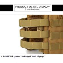 سترة رياضية متعددة الاستخدامات للخارج ، سترة من قماش أكسفورد النايلون المشفر ، سترة تمويه رياضية للتسلق - متعدد الألوان - مشاهدة 6