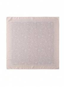 1pc Simple Print 90cm Scarf, New Bandana Style Head Wrap, Versatile For Women As Belt, Accessory, Hair Tie, Fashion Neckerchief For Dress - Khaki - View 3