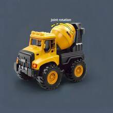 Modèle d'ingénierie 2024 Jouet de véhicule Barre de traction Camion de construction en métal, Camion-benne, Camion-toupie, Mini voiture et Excavatrice, Convient comme cadeau de jouet pour Noël, anniversaire, rentrée des classes