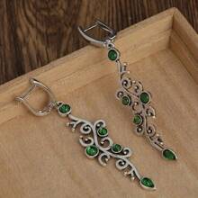 1 Pair Vintage Tree Branch Stud Earrings For Women, Minimalist & Fashionable