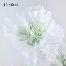 1Pc 40/50cm Big Simulation Flower Window Display 3D Large Artificial Flowers Hanging Gauze Hollow Fake Flower Wedding Home Decor Back To School Room Decor School Supplies