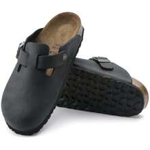 Birkenstock Klompen Boston Leoi voor man en vrouw in kleur Blauw ✅ Levering binnen 3-5 dagen